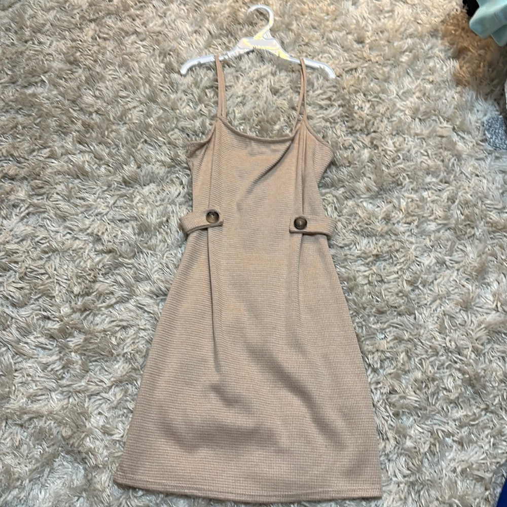 patterned mini dress